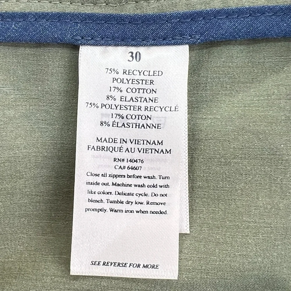 FAHERTY All Day Golf Shorts Men 30 (30x9 Act) Green Athleisure Beach Draw String